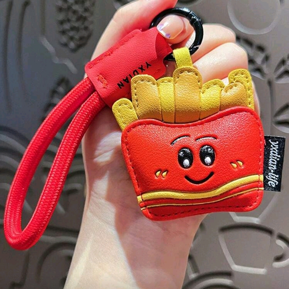 French Fries Box Keychain, Bag Charm